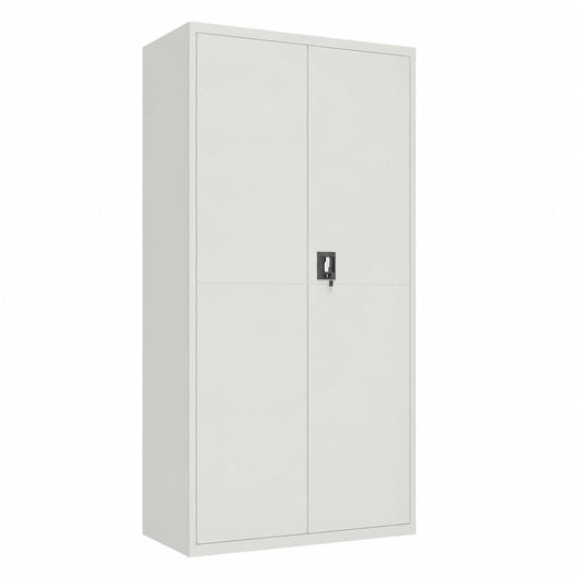 Porte-manteau, en acier, avec rangement, coloris gris, 90 x 40 x 200 cm, pour l’entrée ou le couloir