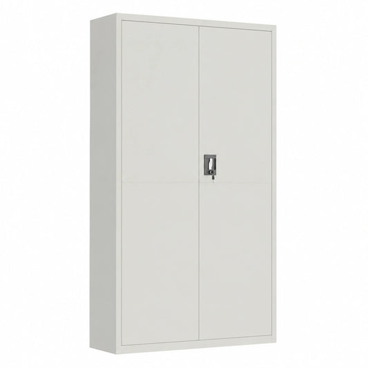 Porte-manteau, avec rangement, en acier, coloris gris, 105 x 40 x 180 cm, pour l’entrée ou le couloir